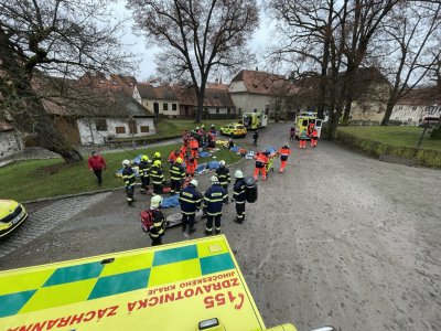Státní zámek Český Krumlov hostil cvičení složek IZS